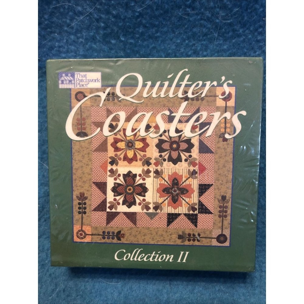 NEW  Set of 8 Quilter's Coasters NIB Crafters Gift Idea Table